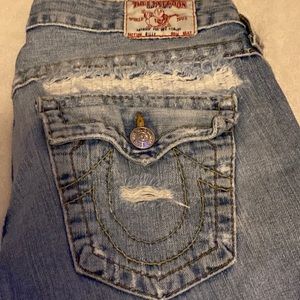 True Religion destroyed women jeans size 29 100% cotton